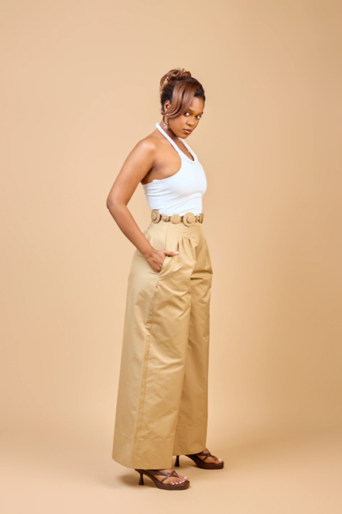 Maya Button Detail Pants